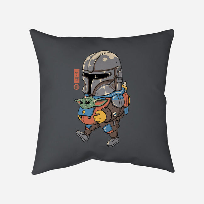 Galactic Baby Sitter-none removable cover w insert throw pillow-vp021