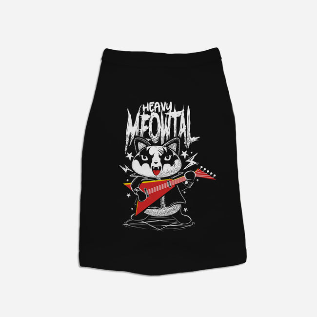 Heavy Meowtal-dog basic pet tank-erion_designs