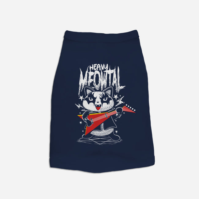 Heavy Meowtal-dog basic pet tank-erion_designs