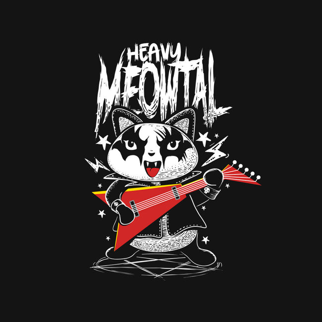 Heavy Meowtal-unisex basic tee-erion_designs