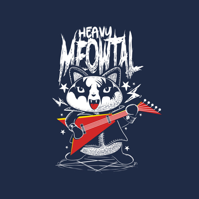 Heavy Meowtal-mens heavyweight tee-erion_designs