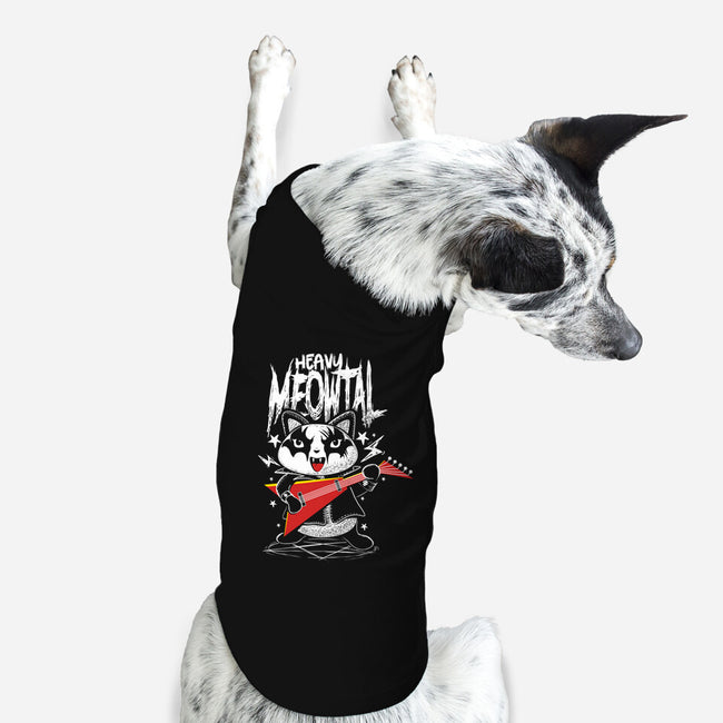 Heavy Meowtal-dog basic pet tank-erion_designs