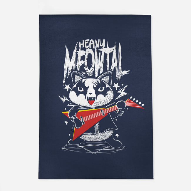 Heavy Meowtal-none indoor rug-erion_designs