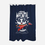 Heavy Meowtal-none polyester shower curtain-erion_designs
