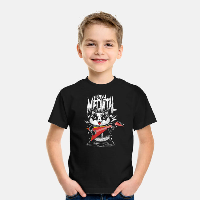 Heavy Meowtal-youth basic tee-erion_designs