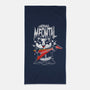Heavy Meowtal-none beach towel-erion_designs