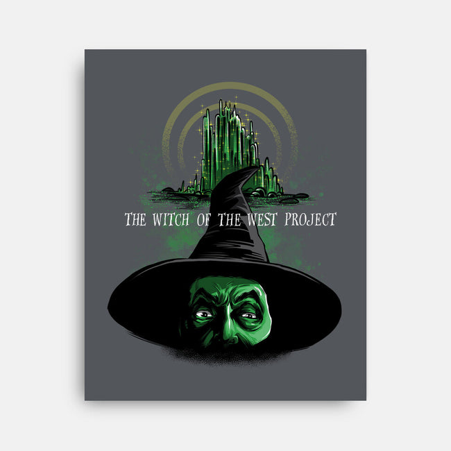 The Wicked Witch Of The West Project-none stretched canvas-zascanauta