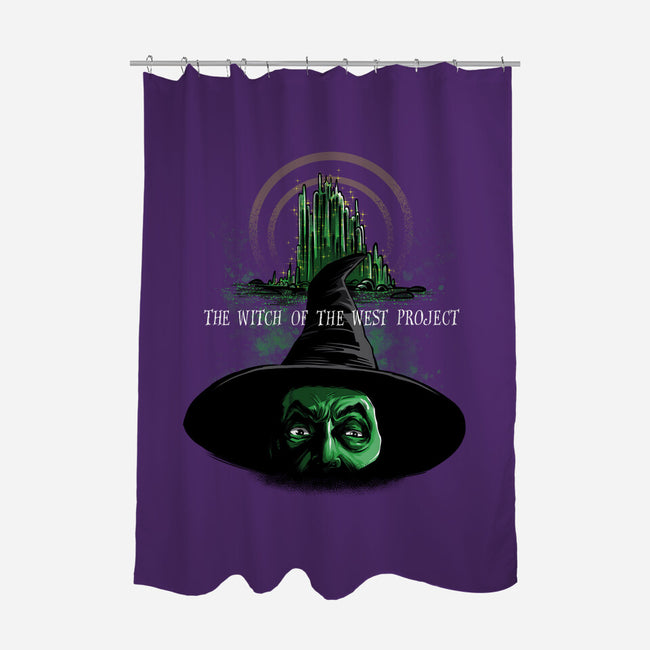 The Wicked Witch Of The West Project-none polyester shower curtain-zascanauta