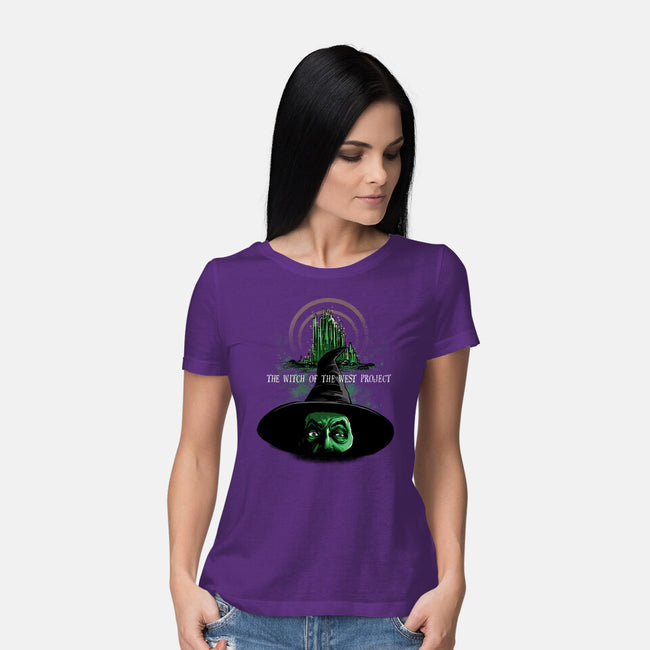 The Wicked Witch Of The West Project-womens basic tee-zascanauta