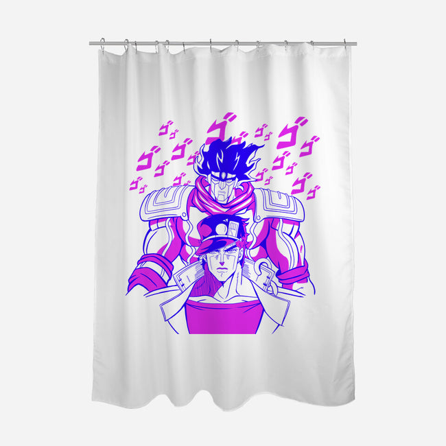 Shining Star Platinum-none polyester shower curtain-constantine2454