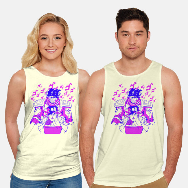 Shining Star Platinum-unisex basic tank-constantine2454