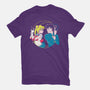Retro Anime Battle-womens basic tee-Eoli Studio
