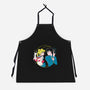 Retro Anime Battle-unisex kitchen apron-Eoli Studio