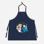 Retro Anime Battle-unisex kitchen apron-Eoli Studio