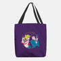 Retro Anime Battle-none basic tote bag-Eoli Studio