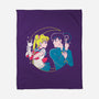 Retro Anime Battle-none fleece blanket-Eoli Studio