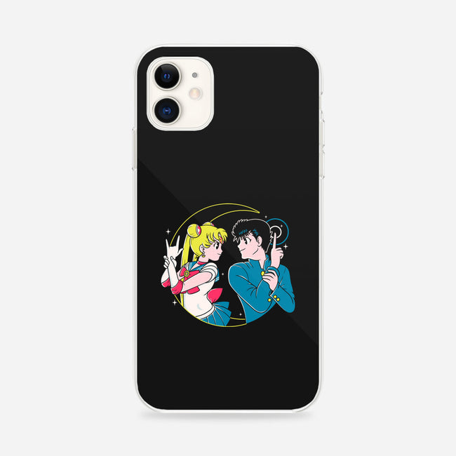 Retro Anime Battle-iphone snap phone case-Eoli Studio