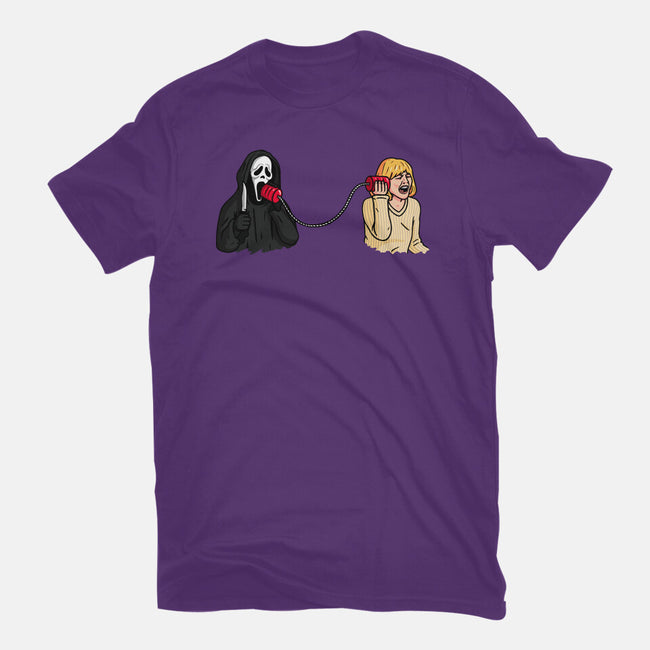 Scary Call-womens fitted tee-Raffiti