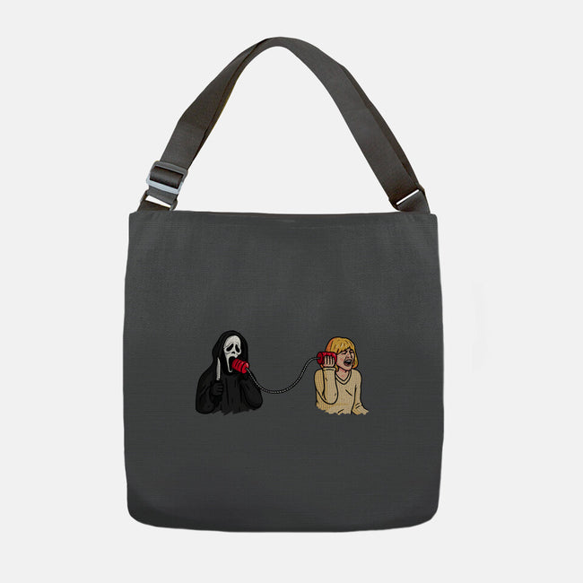 Scary Call-none adjustable tote bag-Raffiti