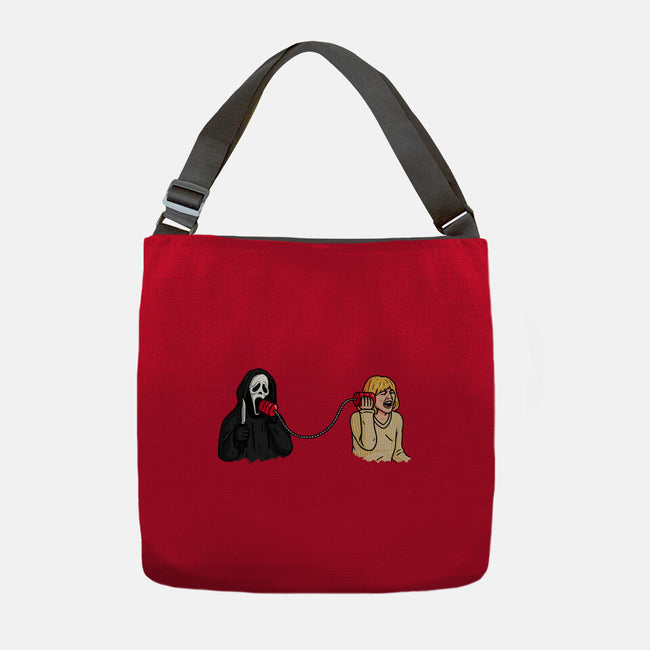 Scary Call-none adjustable tote bag-Raffiti
