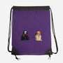 Scary Call-none drawstring bag-Raffiti