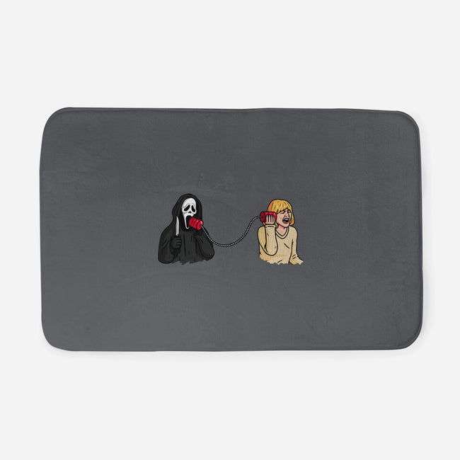 Scary Call-none memory foam bath mat-Raffiti