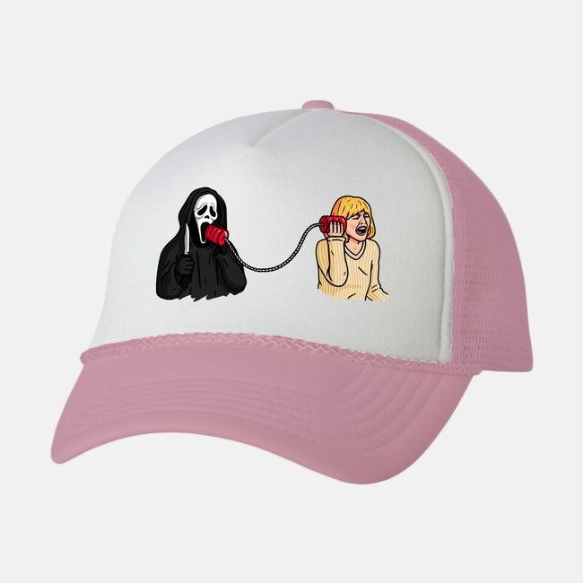 Scary Call-unisex trucker hat-Raffiti