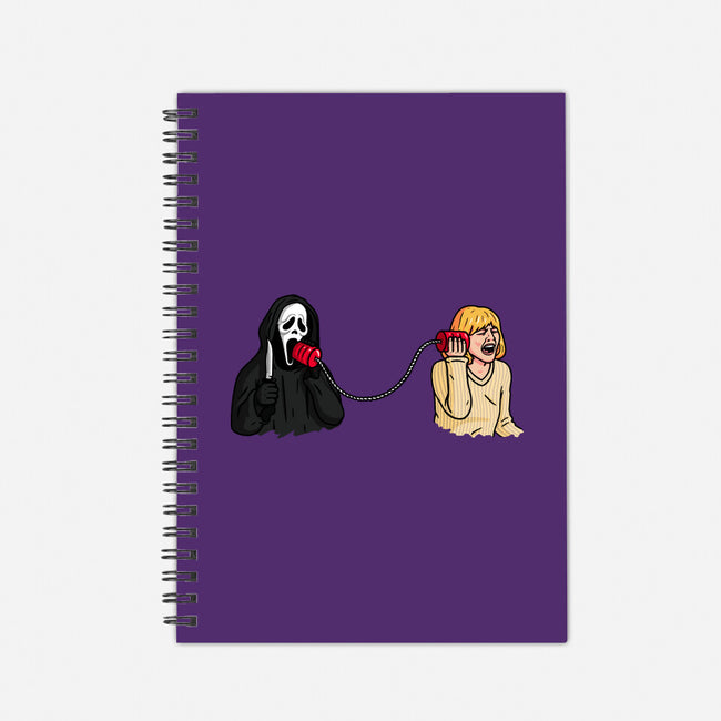 Scary Call-none dot grid notebook-Raffiti