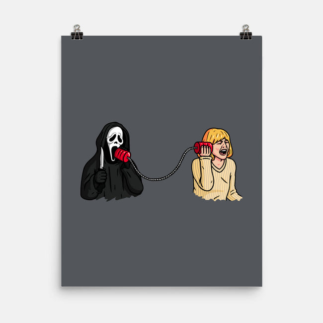 Scary Call-none matte poster-Raffiti