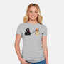Scary Call-womens fitted tee-Raffiti