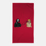 Scary Call-none beach towel-Raffiti