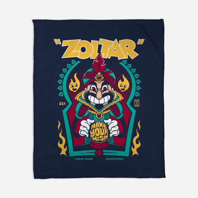 Zoltar Make Your Wish-none fleece blanket-Nemons