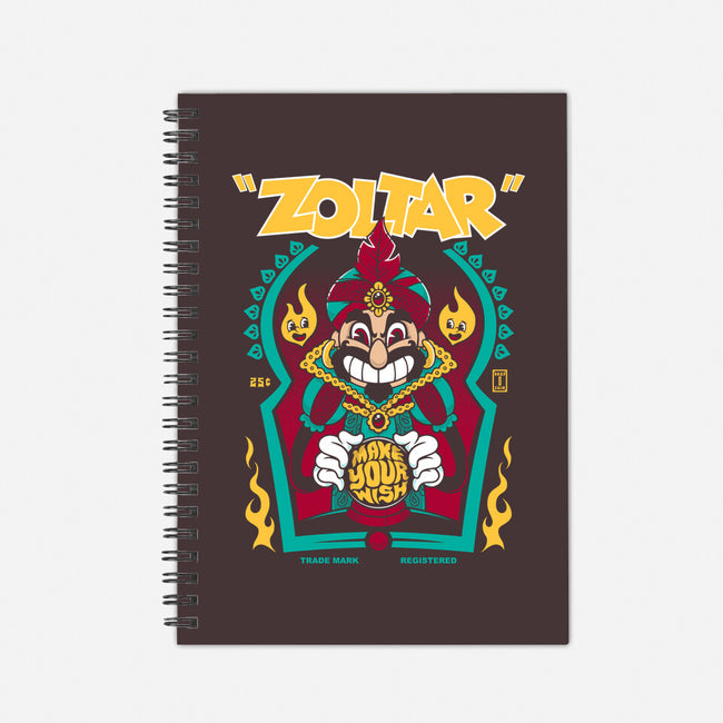 Zoltar Make Your Wish-none dot grid notebook-Nemons
