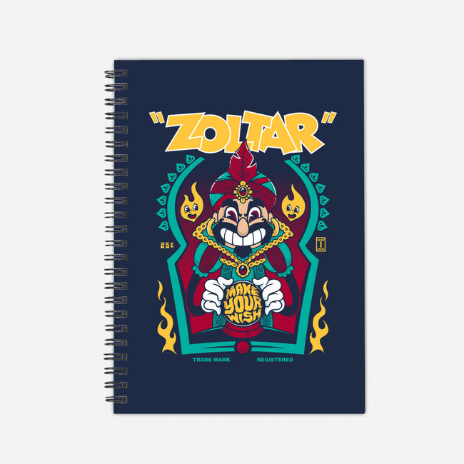 Zoltar Make Your Wish-none dot grid notebook-Nemons