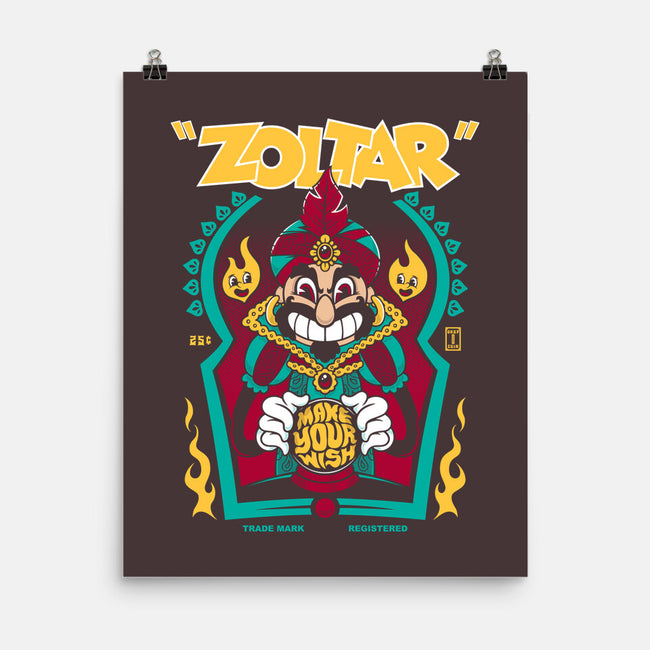 Zoltar Make Your Wish-none matte poster-Nemons