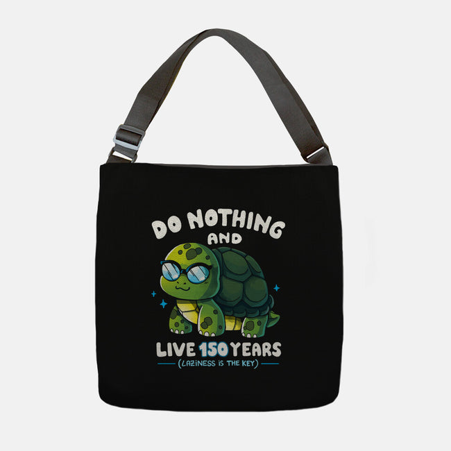 Laziness Is The Key-none adjustable tote bag-Vallina84