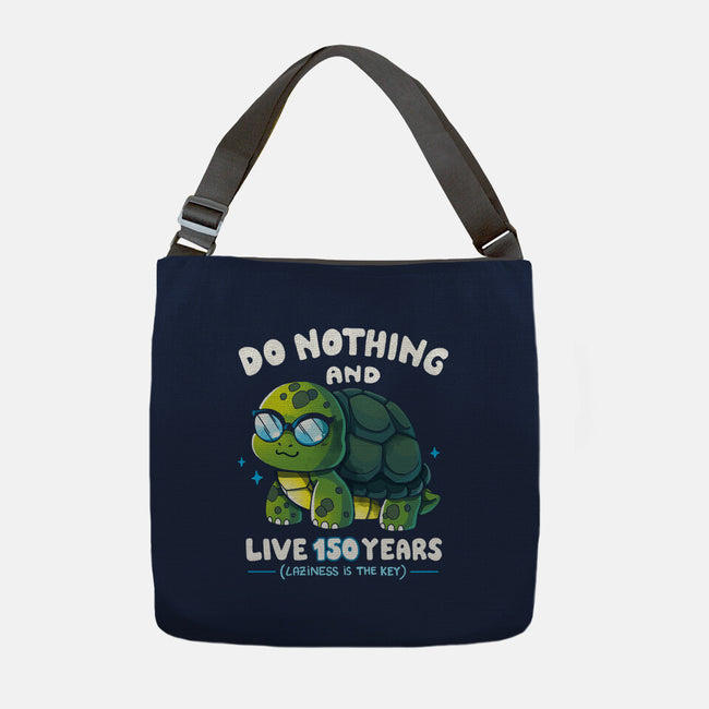 Laziness Is The Key-none adjustable tote bag-Vallina84