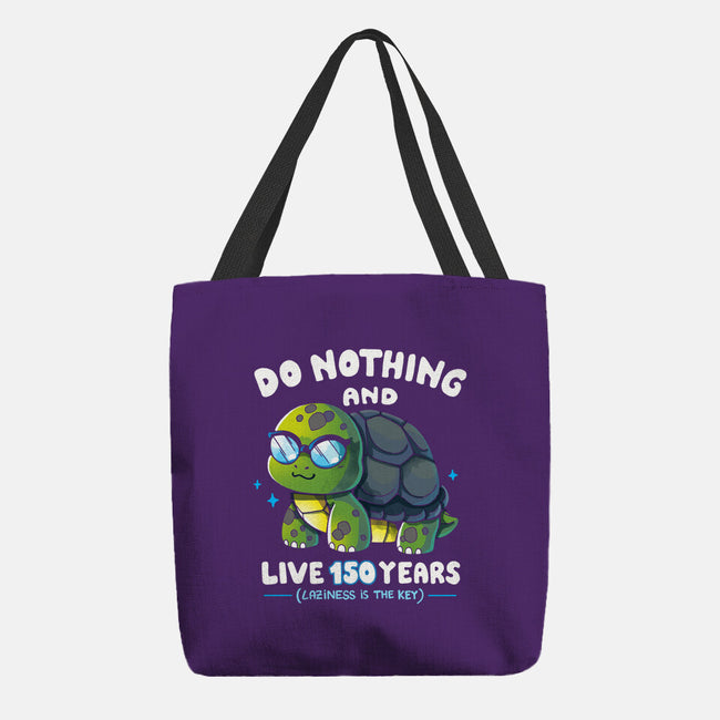 Laziness Is The Key-none basic tote bag-Vallina84