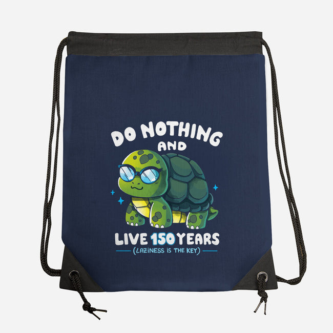 Laziness Is The Key-none drawstring bag-Vallina84