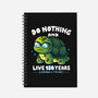 Laziness Is The Key-none dot grid notebook-Vallina84