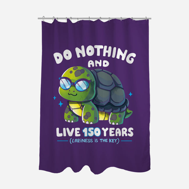 Laziness Is The Key-none polyester shower curtain-Vallina84