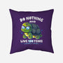 Laziness Is The Key-none removable cover w insert throw pillow-Vallina84