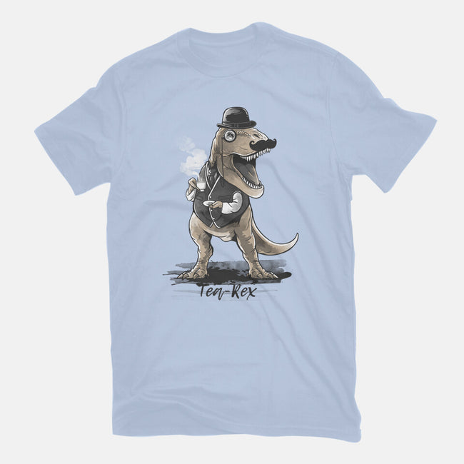 English Tea Rex-womens fitted tee-NemiMakeit