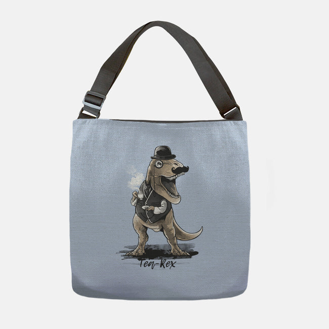 English Tea Rex-none adjustable tote bag-NemiMakeit