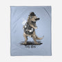 English Tea Rex-none fleece blanket-NemiMakeit