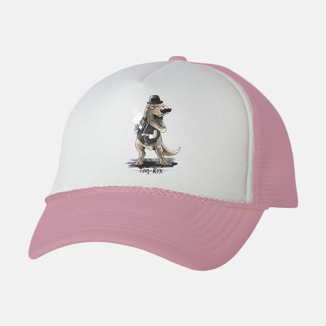 English Tea Rex-unisex trucker hat-NemiMakeit