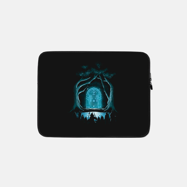 Doors Of Durin-none zippered laptop sleeve-jacnicolauart