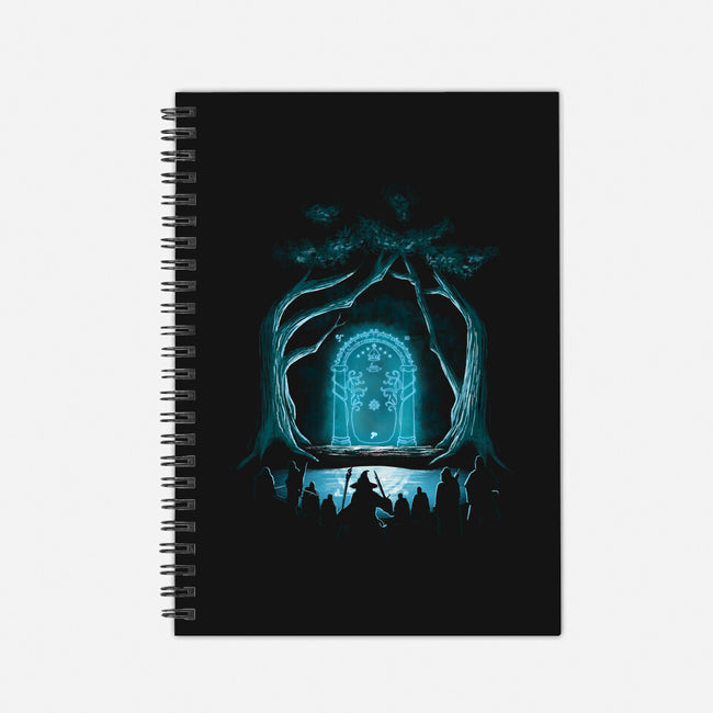 Doors Of Durin-none dot grid notebook-jacnicolauart