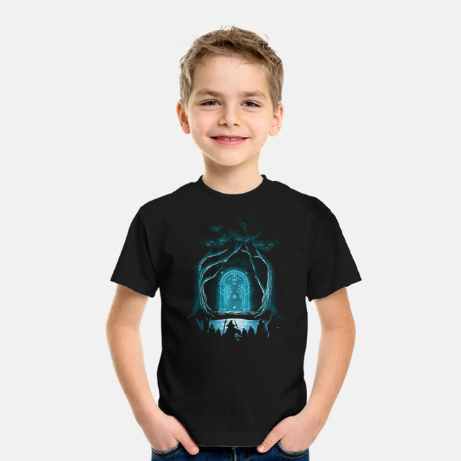 Doors Of Durin-youth basic tee-jacnicolauart