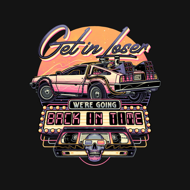 Get In We're Going Back In Time-womens basic tee-momma_gorilla